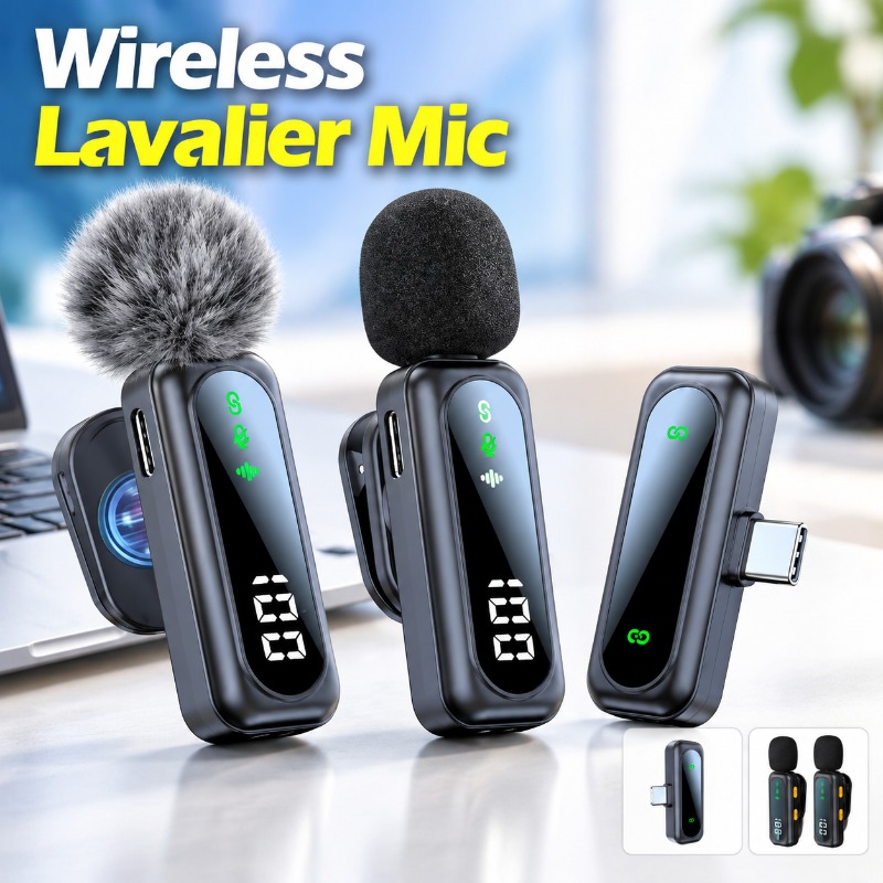 Magnetic Lavalier Microphone Clip On - J21 Private Mold Magnetic Digital Display
