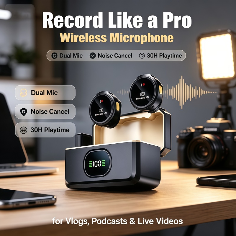 Wireless Lavalier Microphone Type C Lightning - New Wireless Lavalier Lapel Microphone iPhone