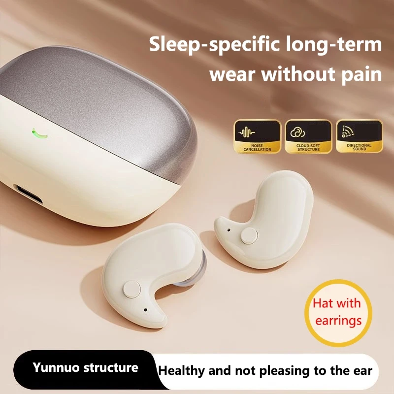Wireless Lavalier Microphone Type C Lightning - Wireless Bluetooth Sleep Headphones In-ear Mini