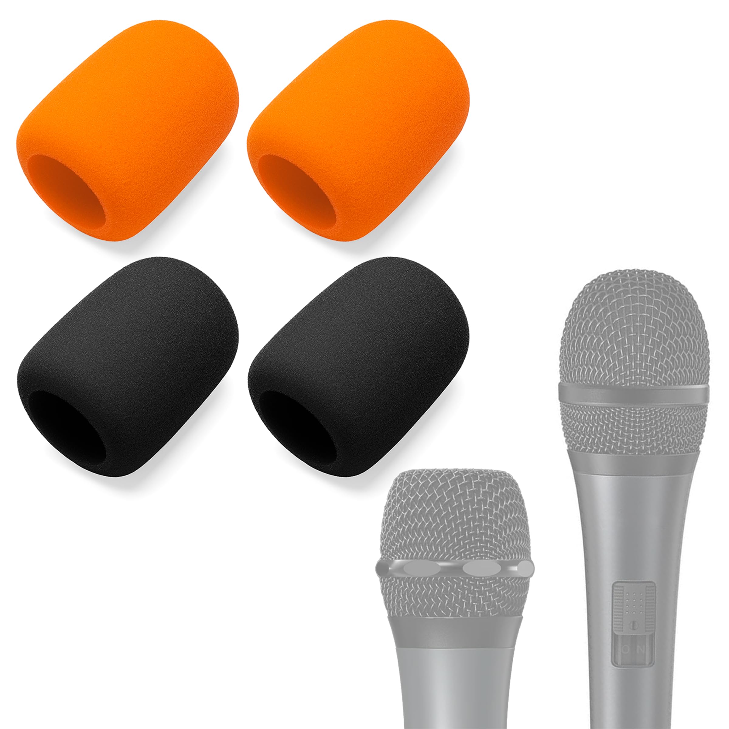 Wireless Podcast Microphone Dual Mic - 4 Pcs Mic Cover For FIFINE