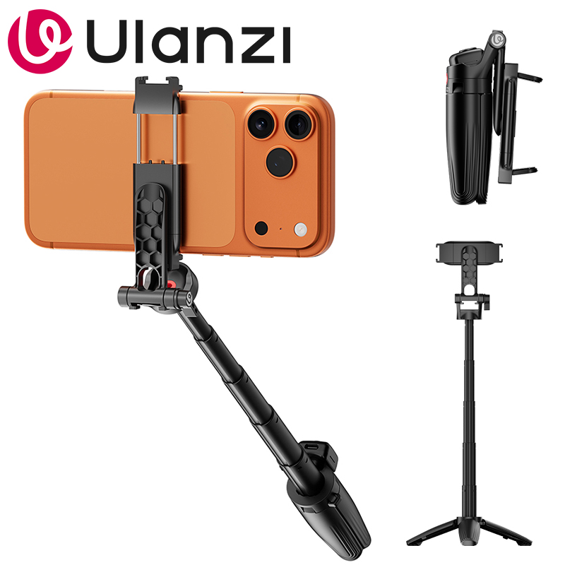 Vlog Selfie Stick Tripod Bluetooth Mic - Ulanzi JJ21 Mini Selfie Stick Tripod
