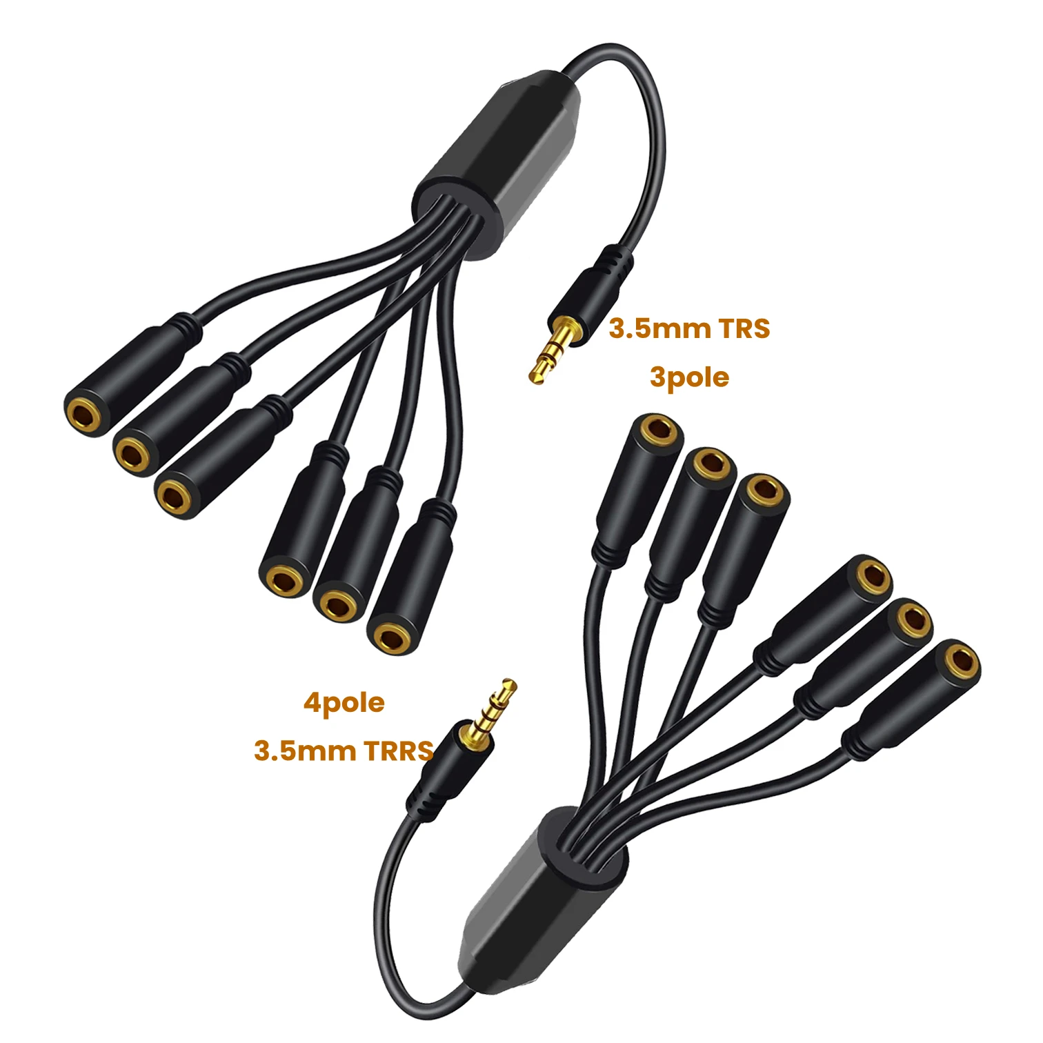 3.5Mm Trs To Trrs Adapter Audio Cable - 3.5mm Headphone Splitter 1/8 TRS/TRRS Male