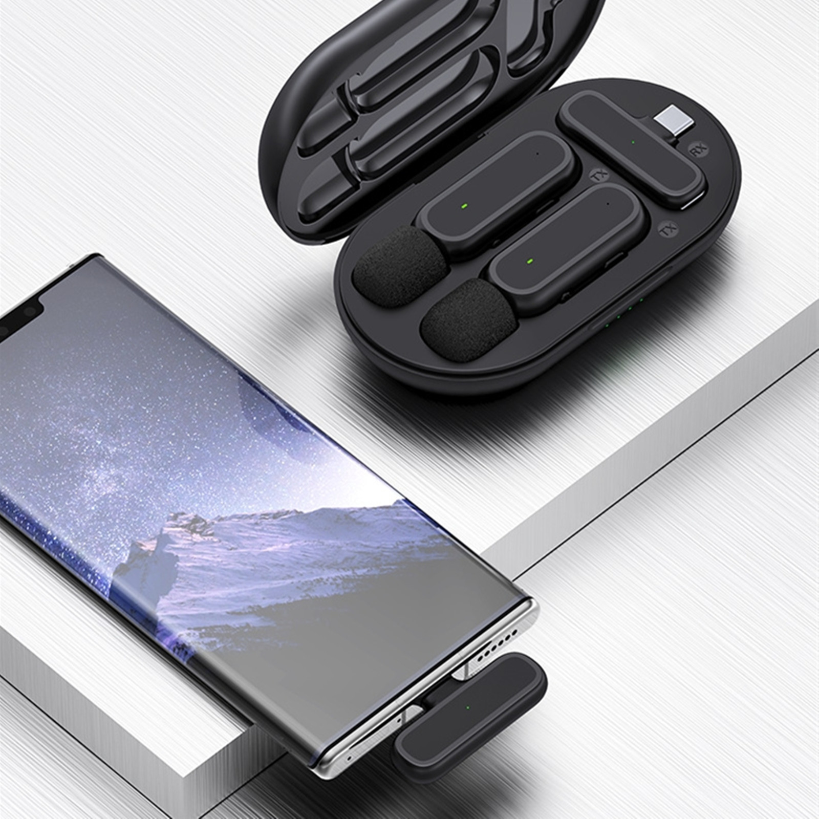 Wireless Lavalier Microphone W - Wireless Mic For Smartphone Video Recording review and price