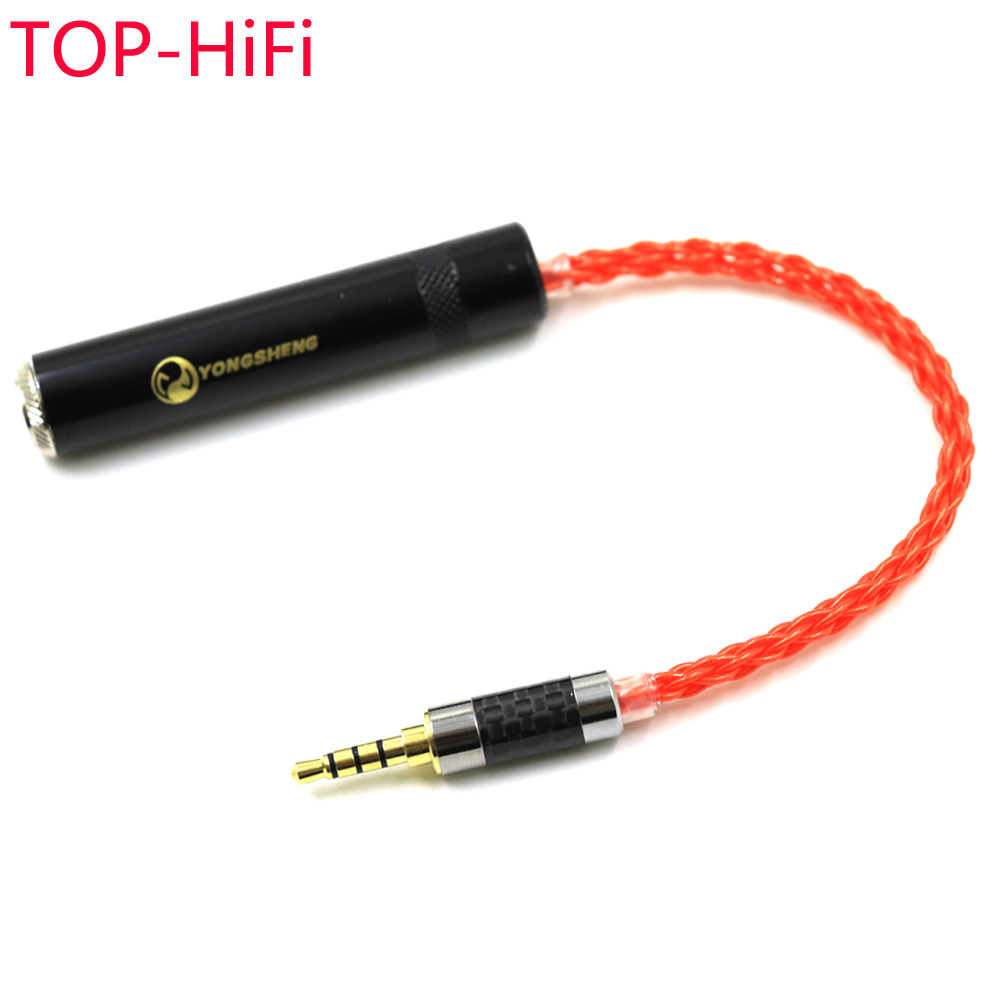 TOP-HiFi  UPOCC-Single-Crystal - 3.5Mm Trs To Trrs Adapter Audio Cable review and price