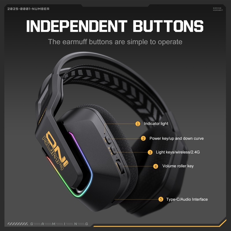 ONIKUMA GT828 Gaming Headset T - Wireless Lavalier Microphone Type C Lightning review and price