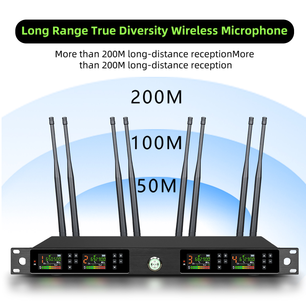Auto Scan UHF Wireless Microph - Dual Channel Wireless Lapel Mic System review and price