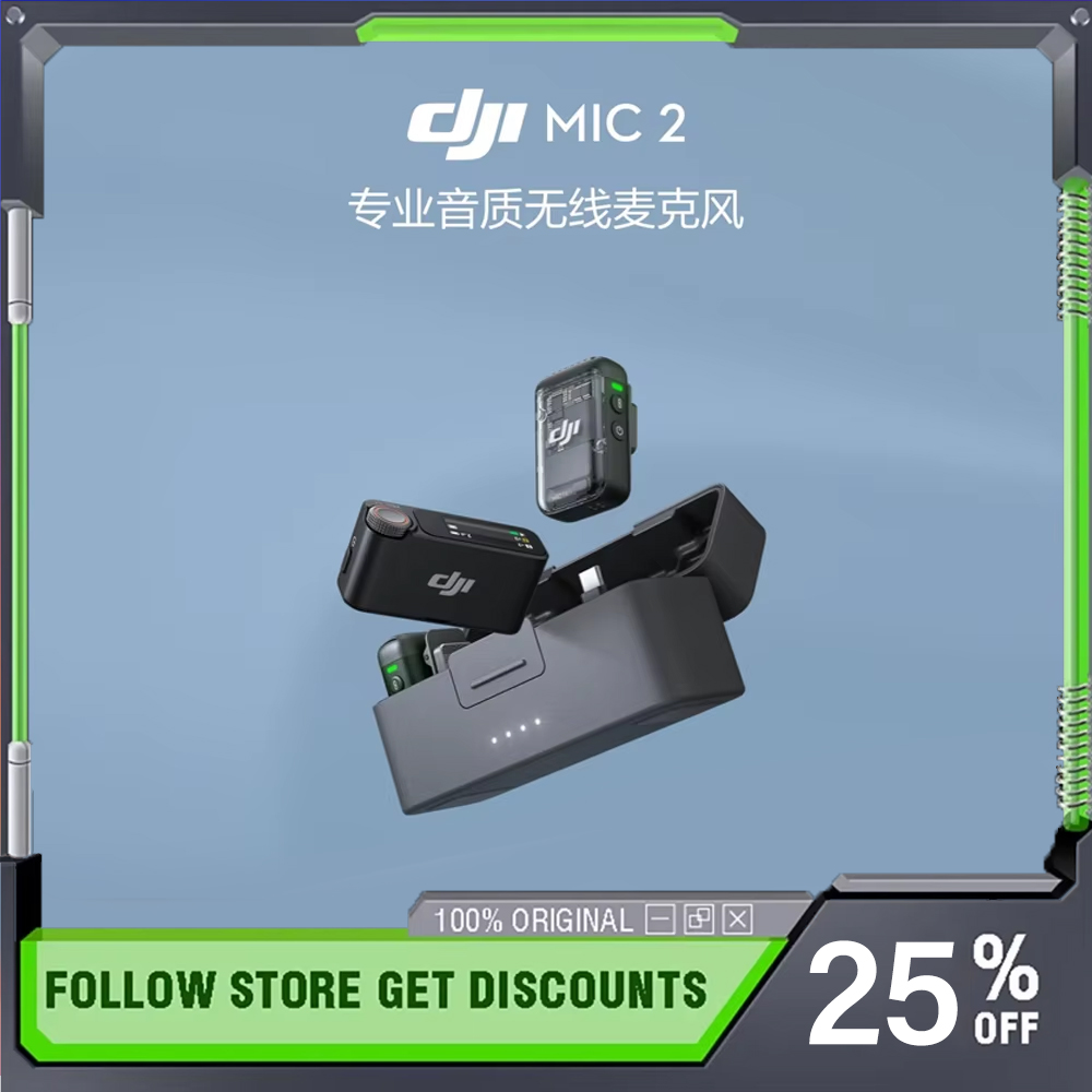 Original DJI Mic Mini 2 Wirele - Magnetic Lavalier Microphone Clip On review and price
