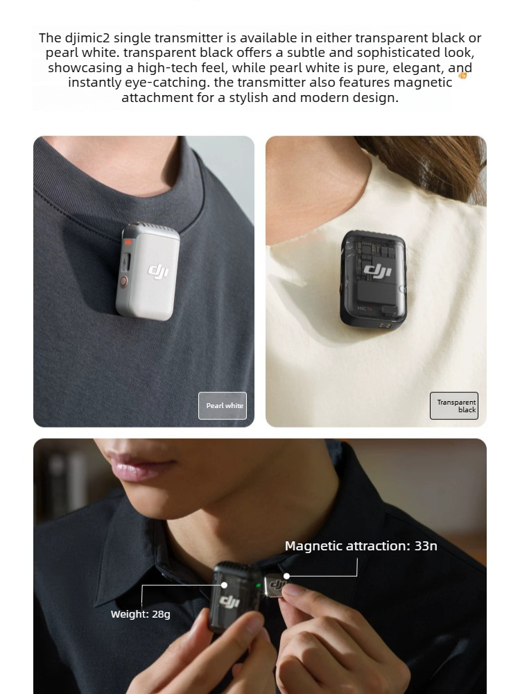 Original DJI Mic Mini 2 Wirele - Magnetic Lavalier Microphone Clip On review and price