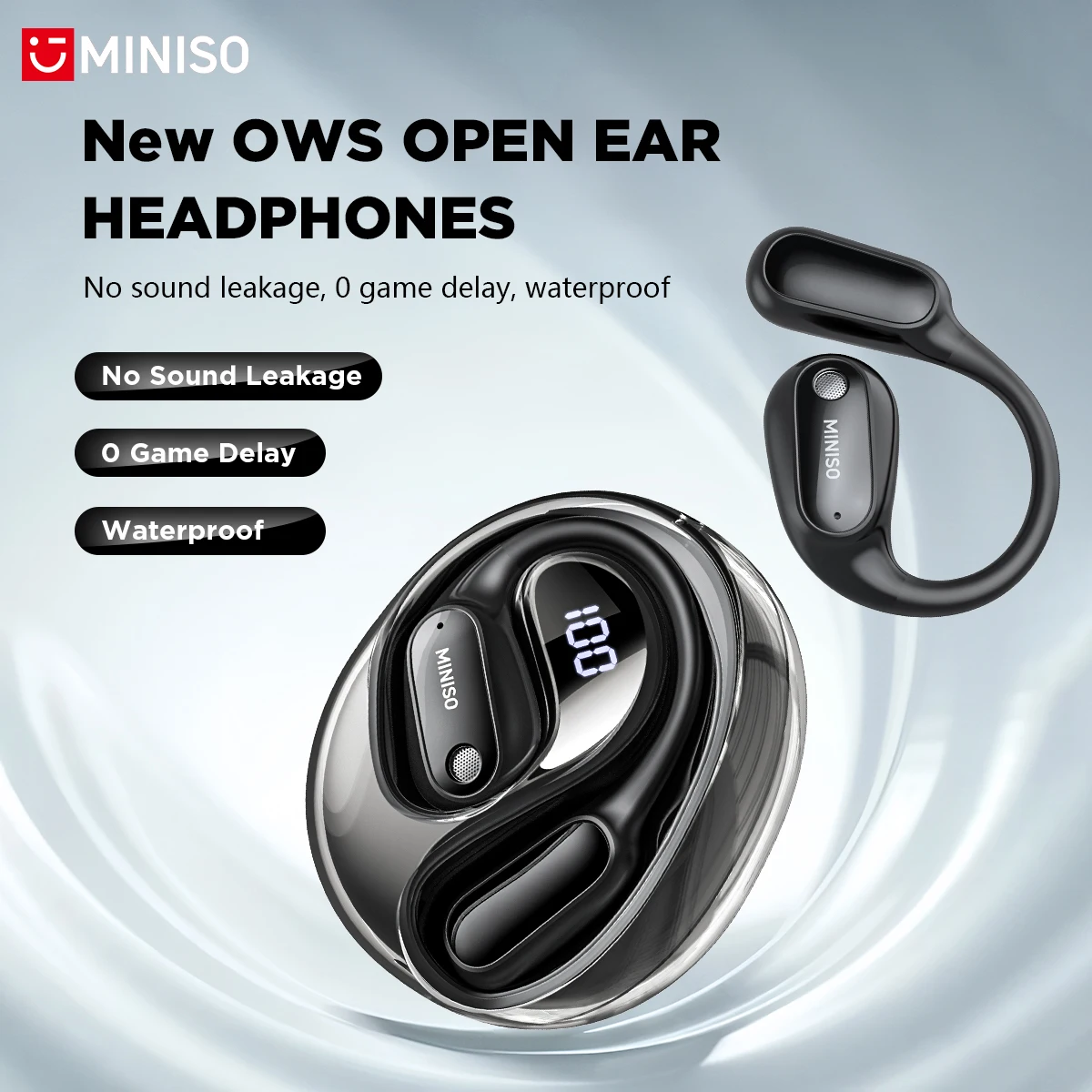 MINISO MS190 Real Time AI Voic - Charging Case For Wireless Microphones review and price