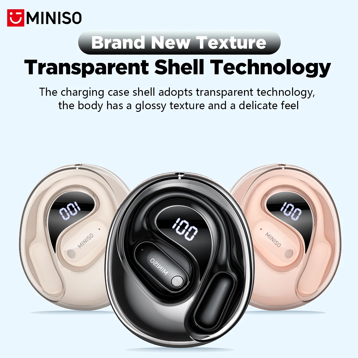 MINISO MS190 Real Time AI Voic - Charging Case For Wireless Microphones review and price