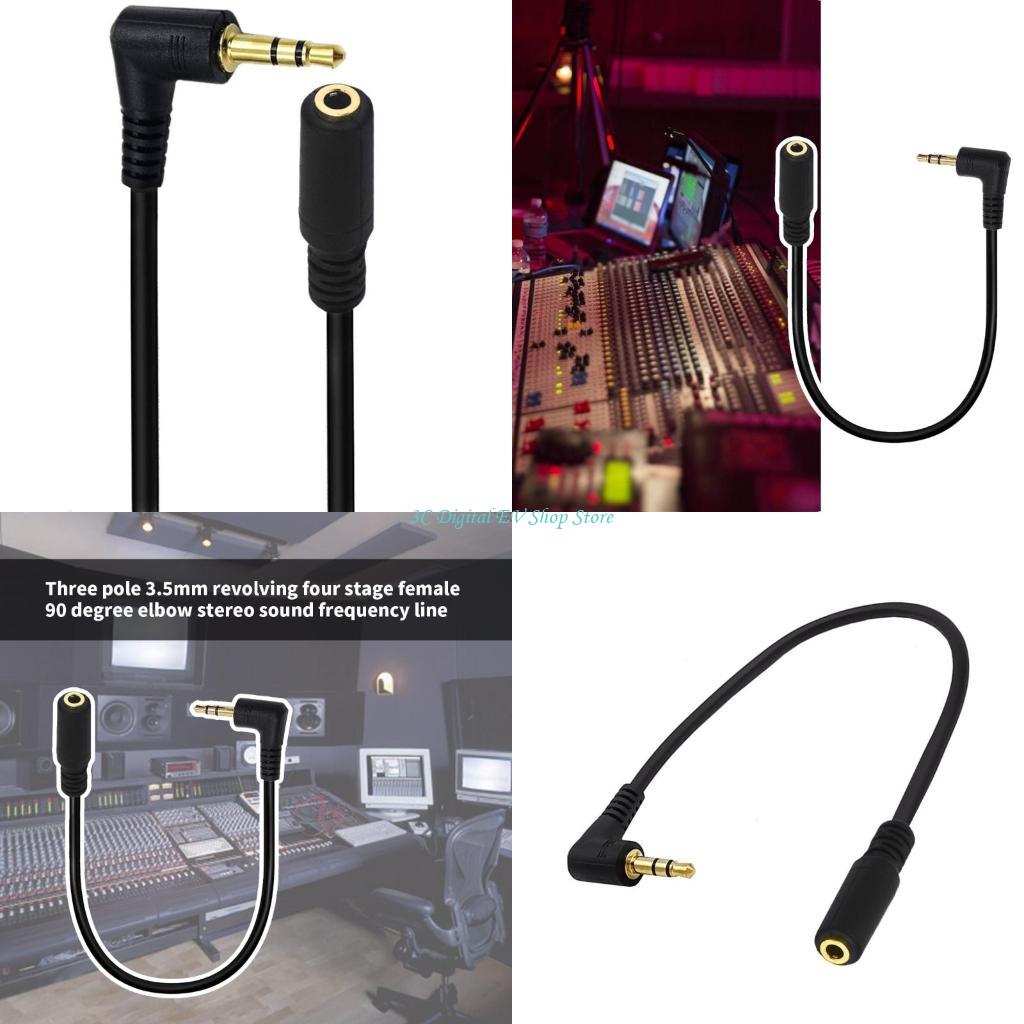 E74D Compactly 90Degree Stereo - 3.5Mm Trs To Trrs Adapter Audio Cable review and price