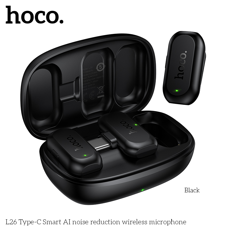 HOCO L26 Type-C Smart AI Noise - Smart Noise Reduction Lapel Microphone review and price