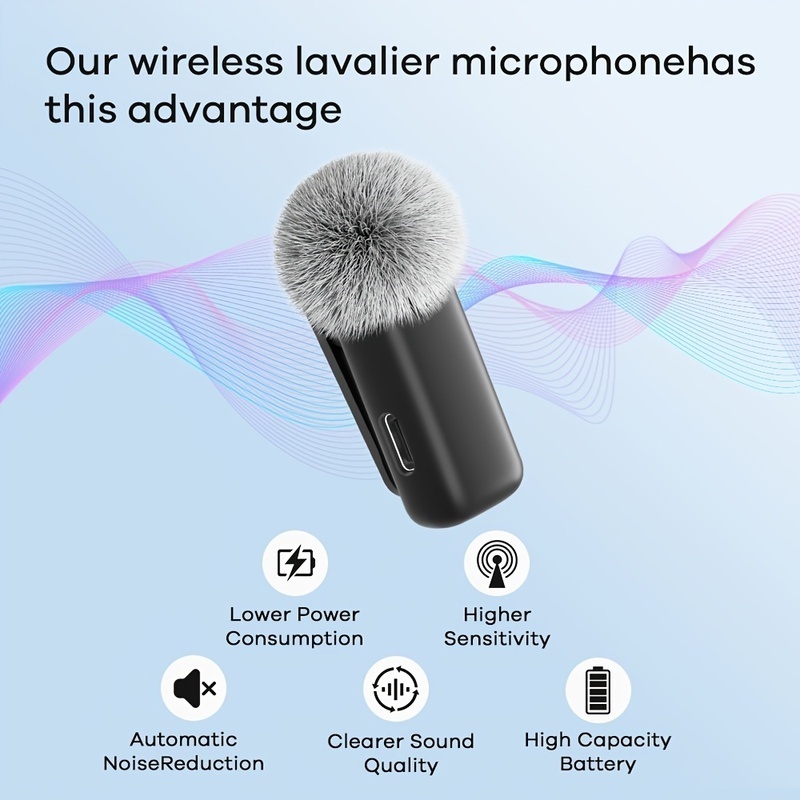 Rechargeable Charging Case Min - Smart Noise Reduction Lapel Microphone review and price