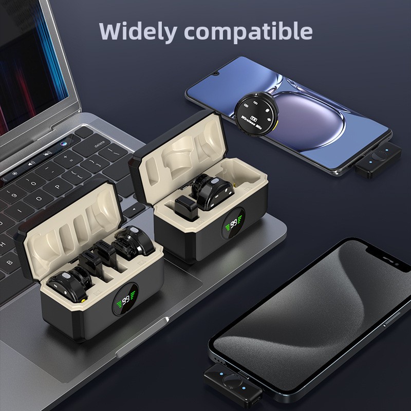 Q83 Magnetic Lavalier Mic 2TX+ - Wireless Lavalier Microphone Type C Lightning review and price
