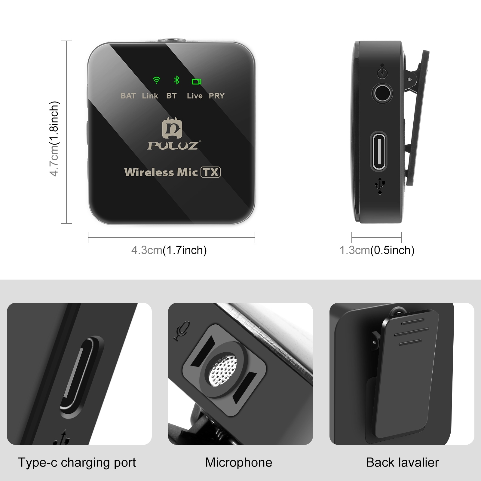 2.4G Wireless Bluetooth Microp - Wireless Mic For Smartphone Video Recording review and price