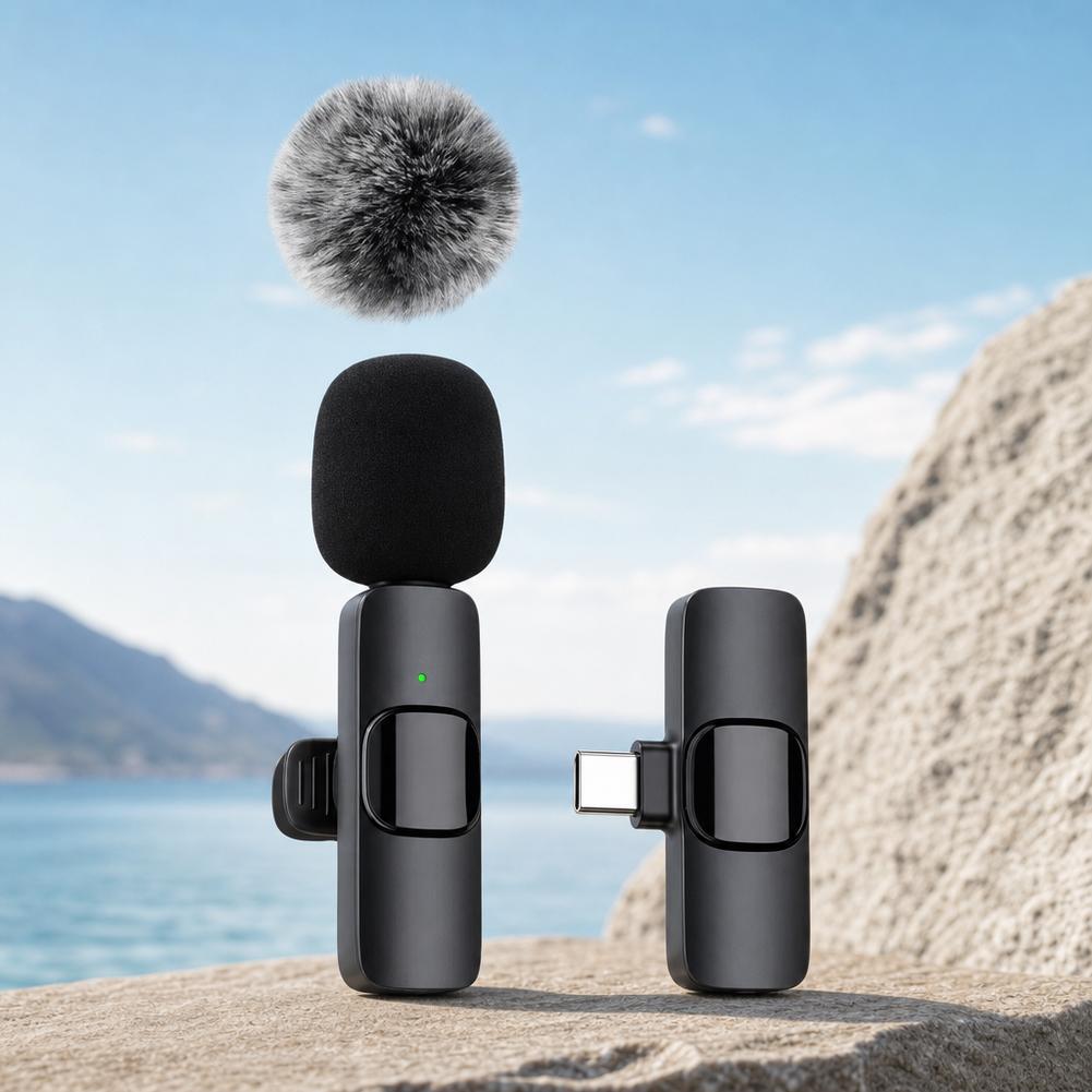 Dual Wireless Lavalier Microph - Wireless Lavalier Microphone Type C Lightning review and price