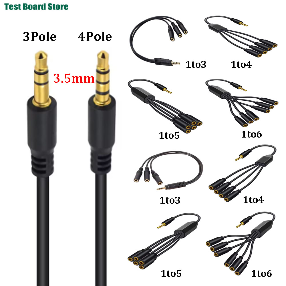 3.5mm Headphone Splitter TRS/T - 3.5Mm Trs To Trrs Adapter Audio Cable review and price