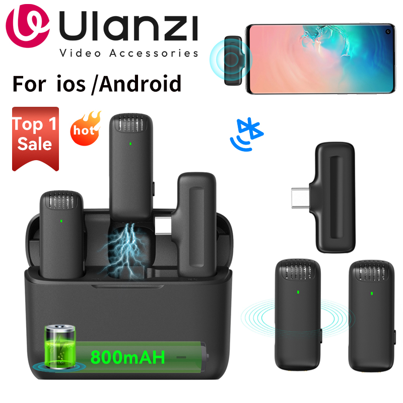 Ulanzi J12 Wireless Lavalier M - Wireless Mic For Smartphone Video Recording review and price