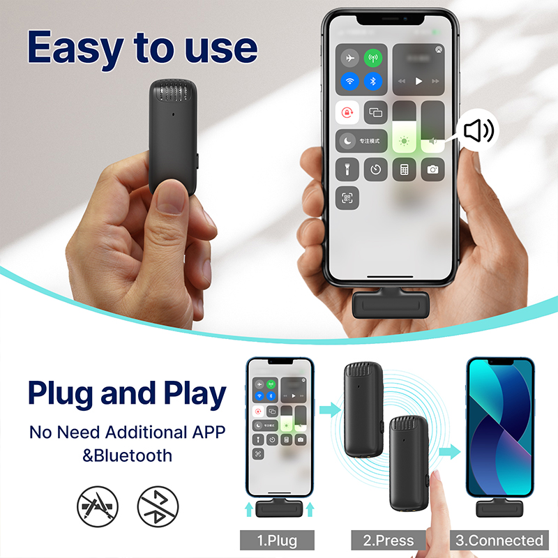Ulanzi J12 Wireless Lavalier M - Wireless Mic For Smartphone Video Recording review and price