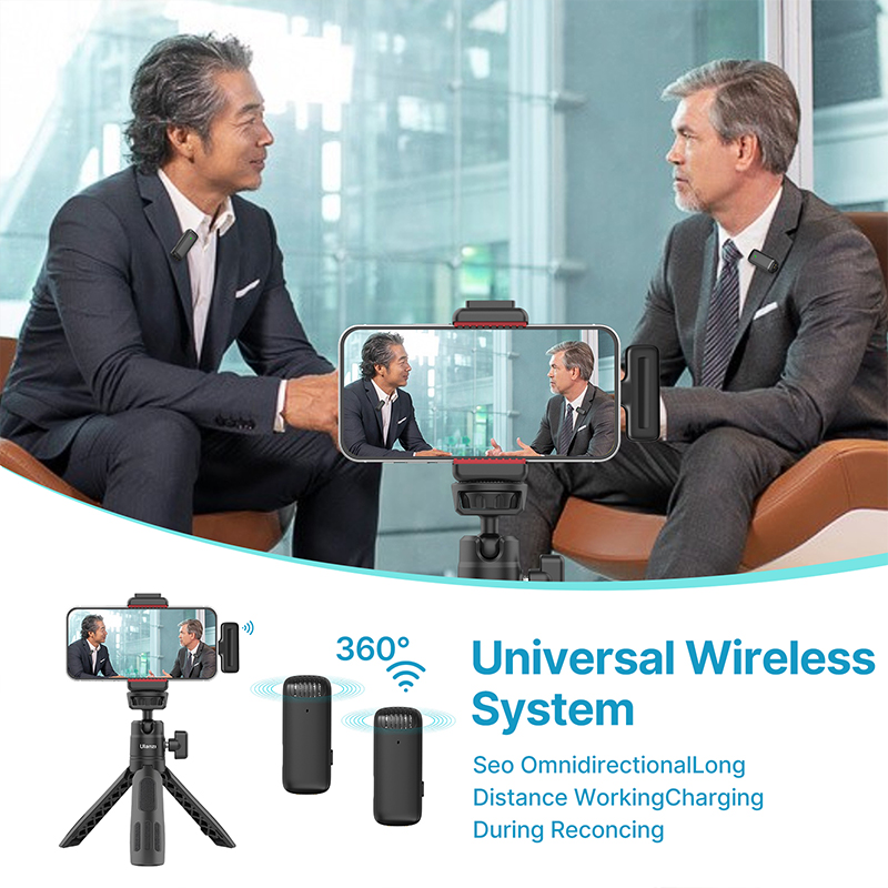 Ulanzi J12 Wireless Lavalier M - Wireless Mic For Smartphone Video Recording review and price