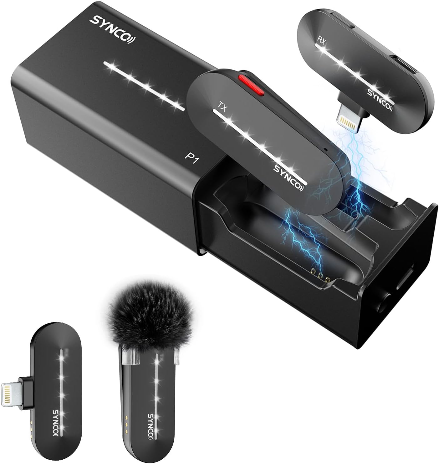 SYNCO Wireless Lavalier Microp - Charging Case For Wireless Microphones review and price