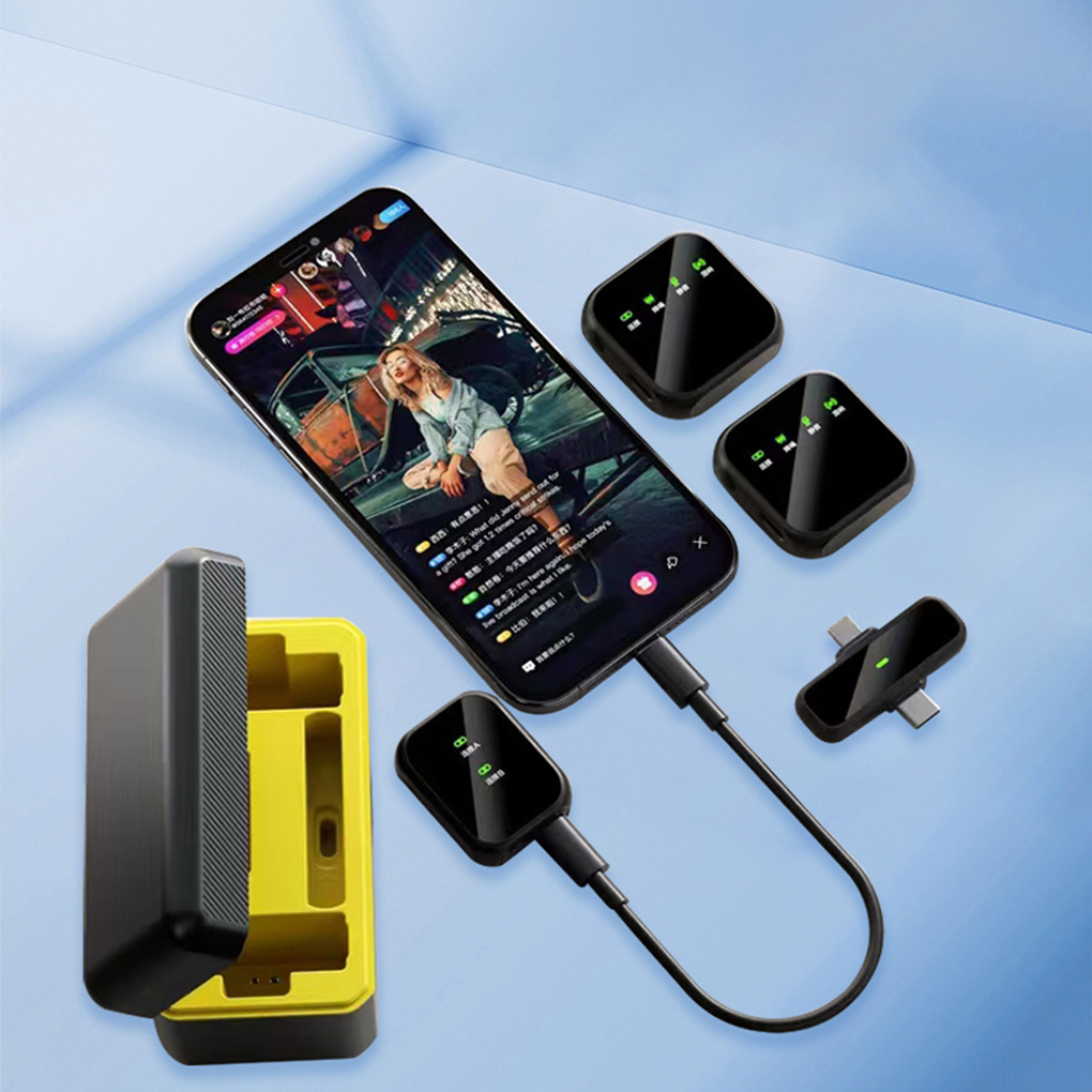 Portable Wireless Lavalier Mic - Wireless Mic For Smartphone Video Recording review and price