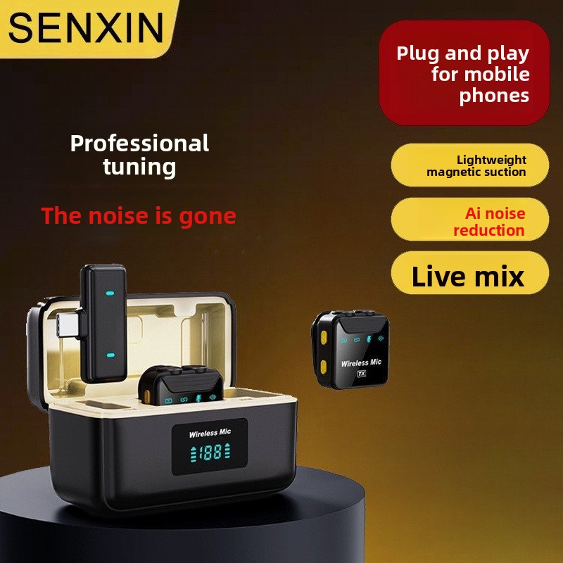 SX23 Wireless Lavalier Microph - Magnetic Lavalier Microphone Clip On review and price