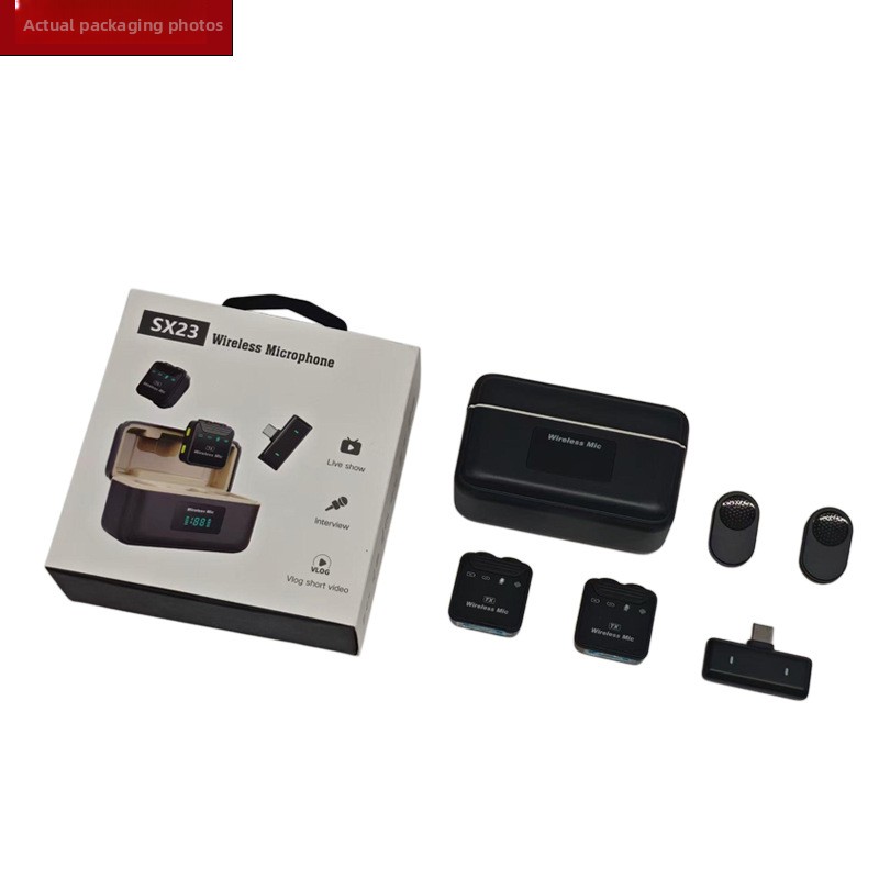 SX23 Wireless Lavalier Microph - Magnetic Lavalier Microphone Clip On review and price