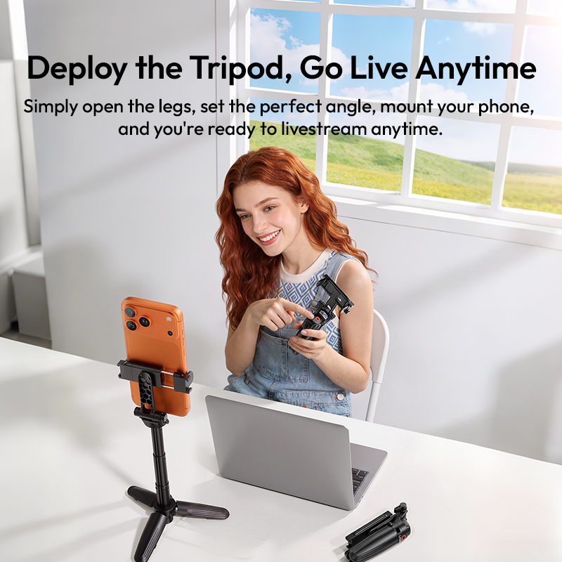 Ulanzi JJ21 Mini Selfie Stick  - Vlog Selfie Stick Tripod Bluetooth Mic review and price
