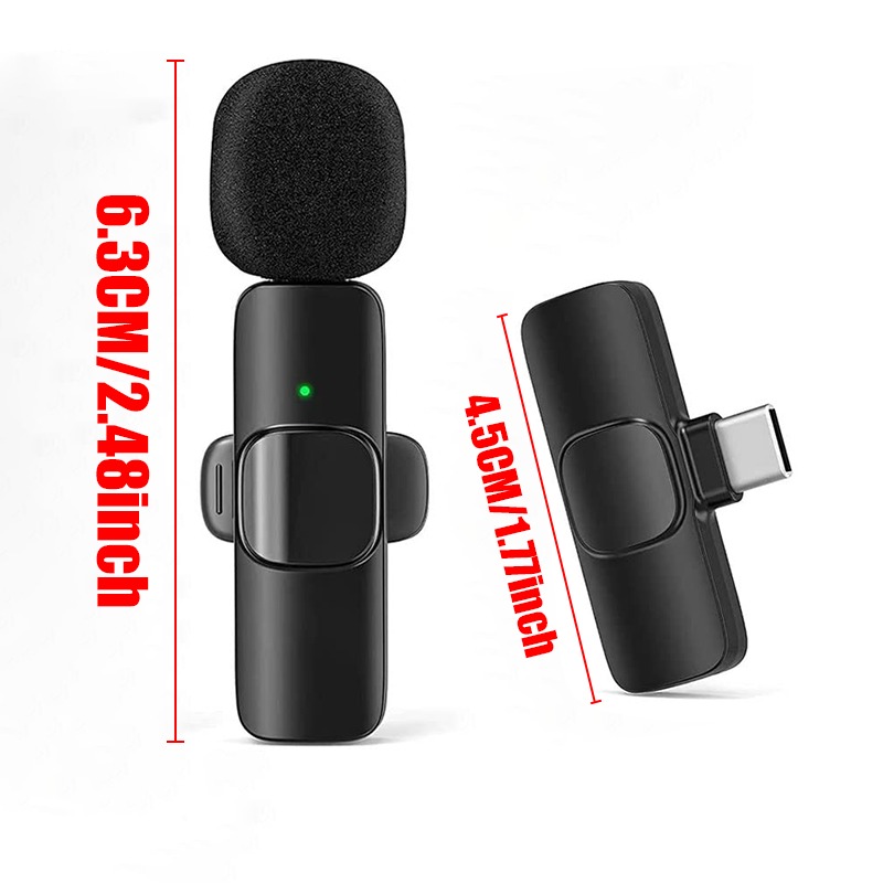Wireless Lavalier Microphone F - Wireless Mic For Smartphone Video Recording review and price