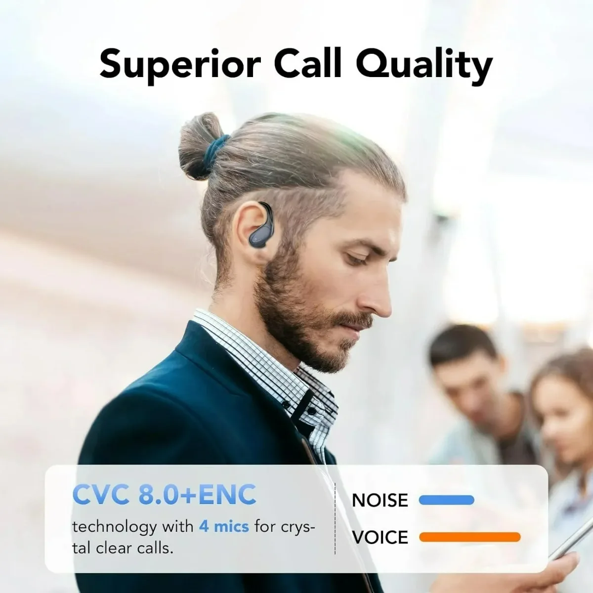 2027 New QCY Wireless Earbuds  - Charging Case For Wireless Microphones review and price