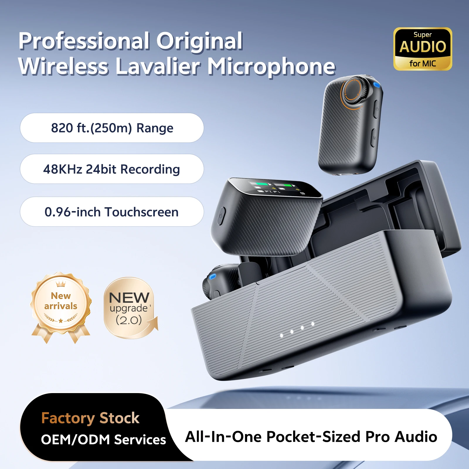 Wireless Lavalier Microphone S - Wireless Mic For Smartphone Video Recording review and price
