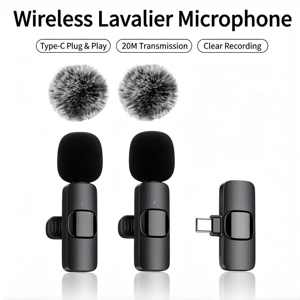 Lavalier Wireless Microphone A - Wireless Mic For Smartphone Video Recording review and price