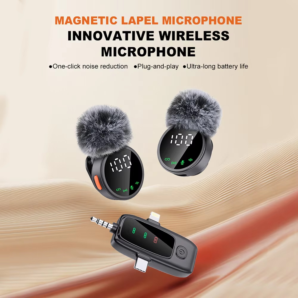 Mini Wireless Clip-on Lavalier - Magnetic Lavalier Microphone Clip On review and price