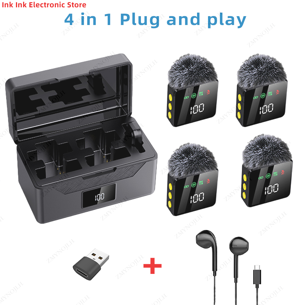 Black Skin Tone Wireless Laval - Charging Case For Wireless Microphones review and price