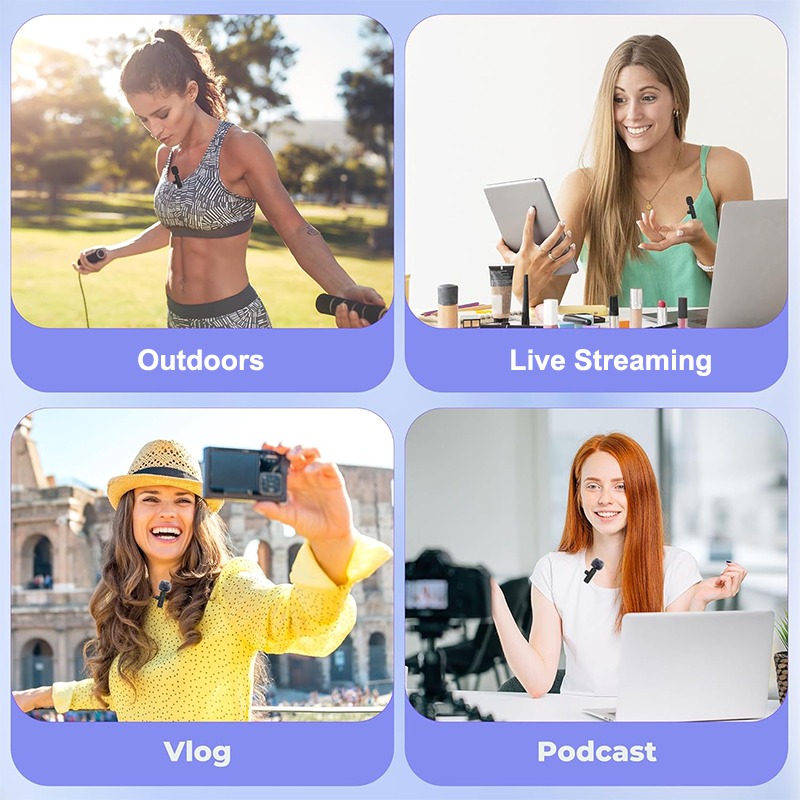 Wireless Lavalier Microphone M - Wireless Mic For Smartphone Video Recording review and price