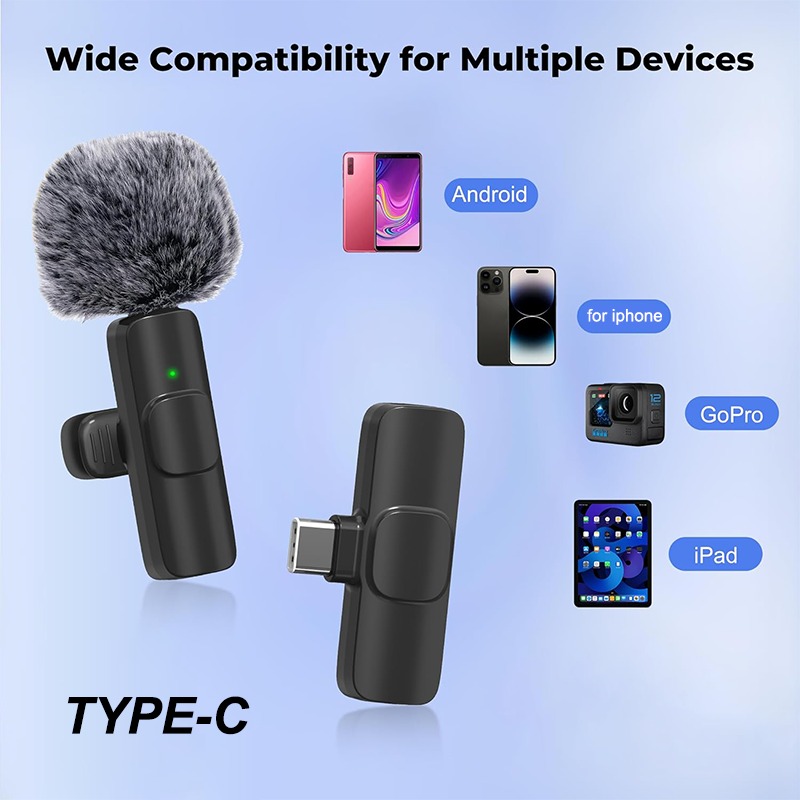 Wireless Lavalier Microphone M - Wireless Mic For Smartphone Video Recording review and price